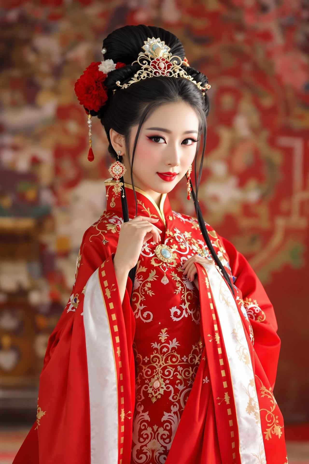 汉服少女-红袖 - cos社唯美写真作品